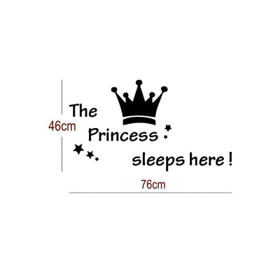 DECORGLANCE Teenage Princess Wall Sticker