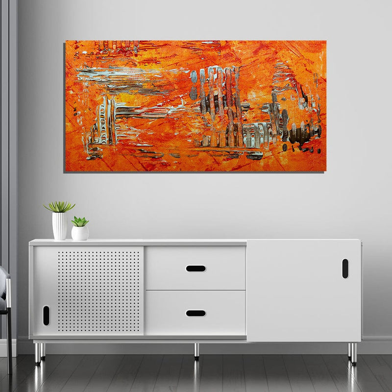 DecorGlance Texture Design Abstract Canvas Wall Painting