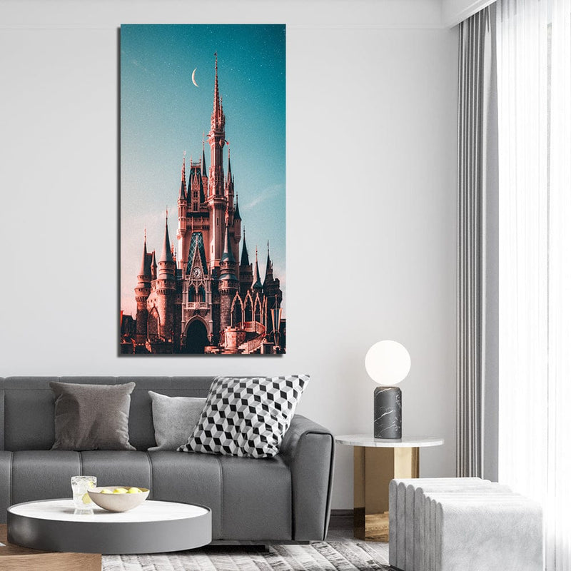 DecorGlance The Disney Castle In Germany Canvas Wall Painting