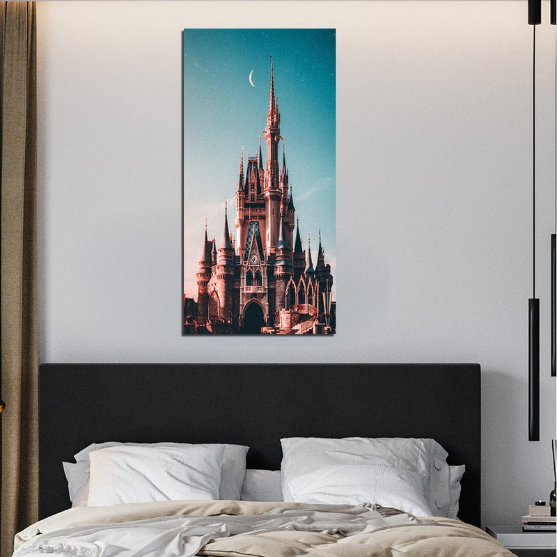 DecorGlance The Disney Castle In Germany Canvas Wall Painting