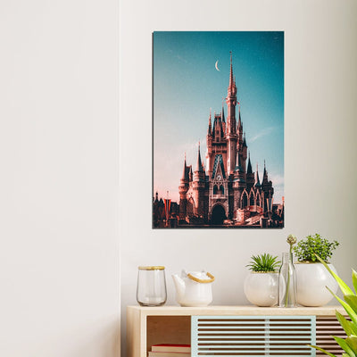 DecorGlance The Disney Castle In Germany Canvas Wall Painting