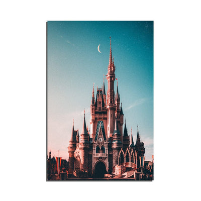 DecorGlance The Disney Castle In Germany Canvas Wall Painting