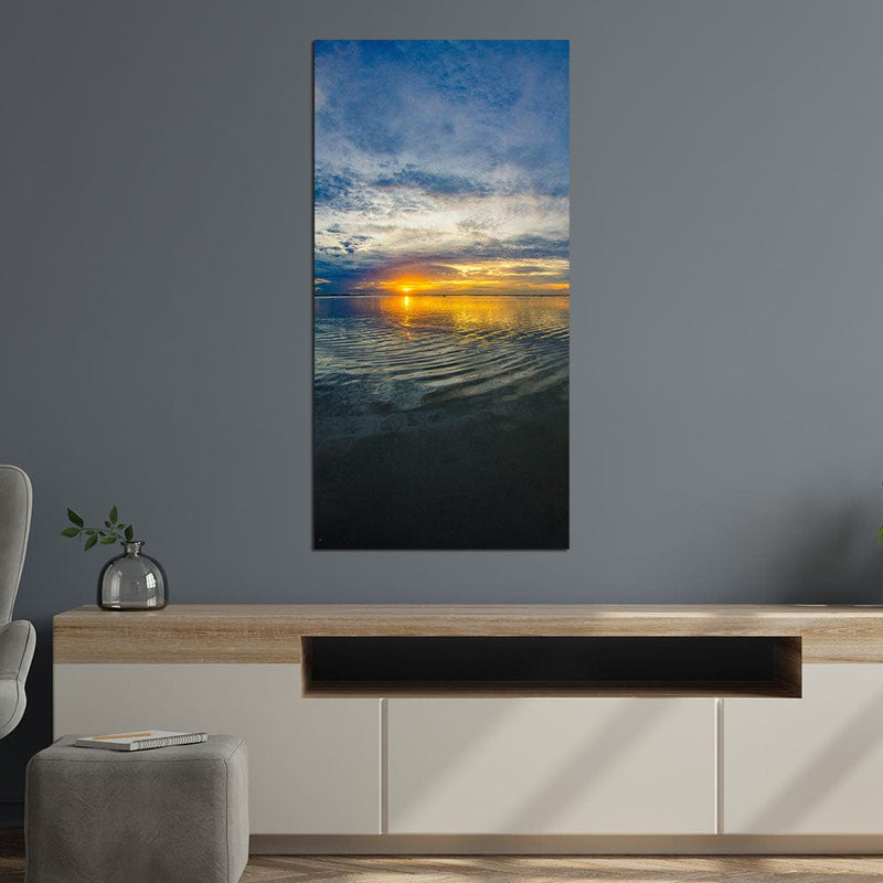 DecorGlance The Magic of a Sunset Canvas Wall Painting