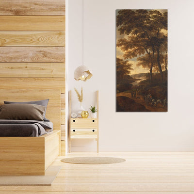DecorGlance Tree In Sunset Canvas Wall Painting
