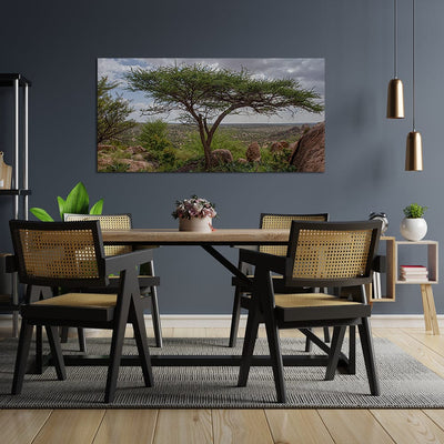 DecorGlance Tree Scenery Canvas Wall Painting