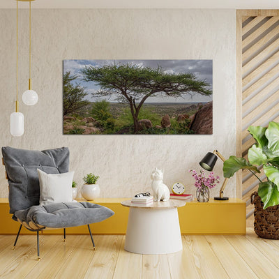 DecorGlance Tree Scenery Canvas Wall Painting