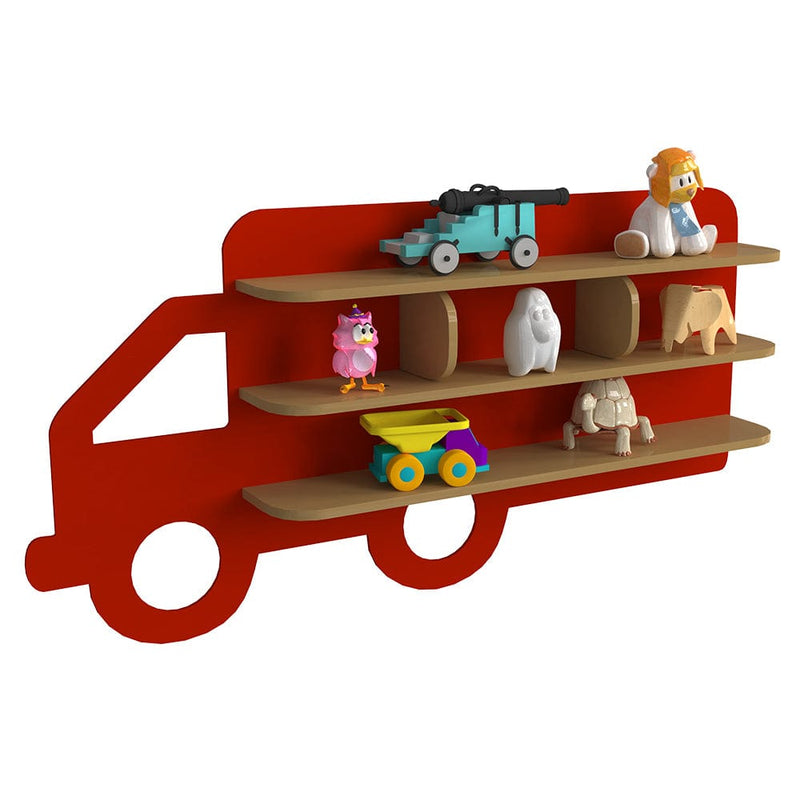 DecorGlance Truck Shape Kids Shelf