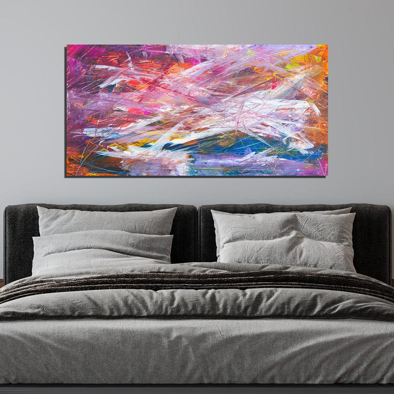 DecorGlance True And False Abstract Canvas Wall Painting