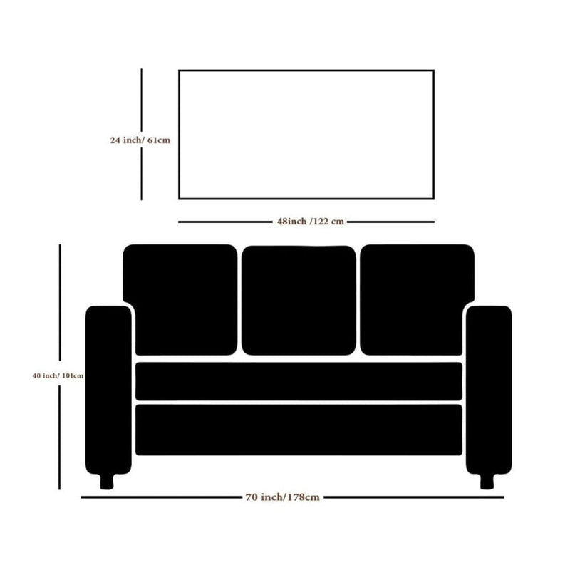 DecorGlance True And False Abstract Canvas Wall Painting