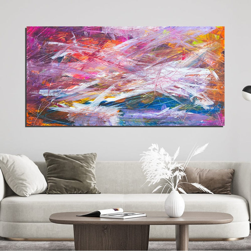 DecorGlance True And False Abstract Canvas Wall Painting