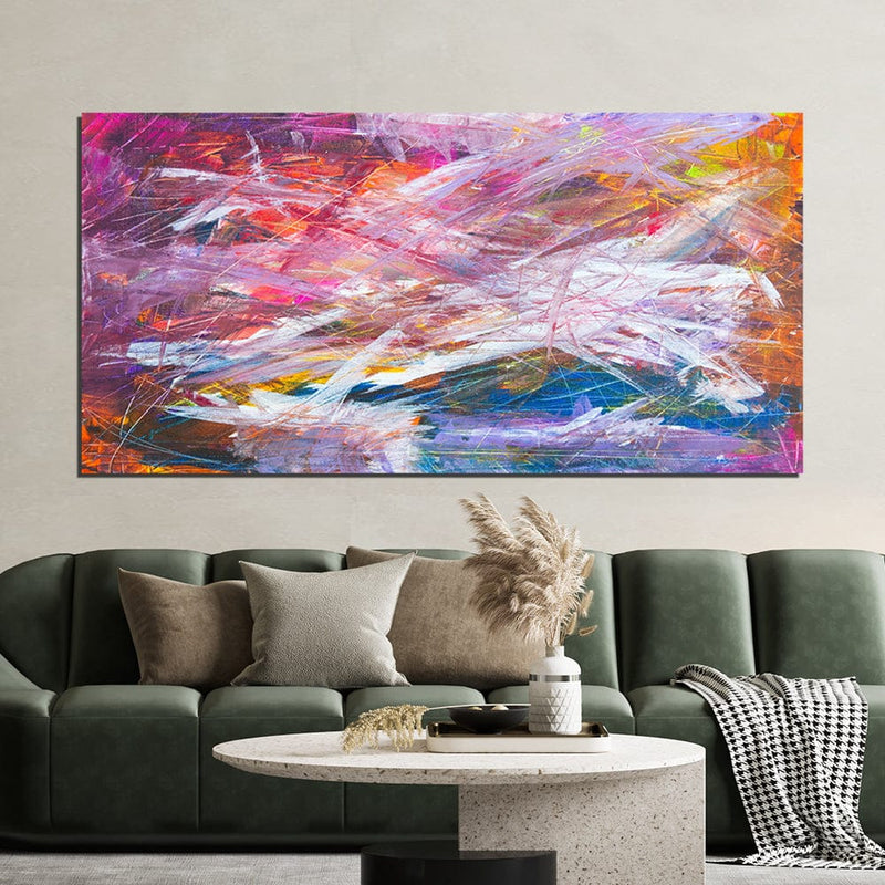 DecorGlance True And False Abstract Canvas Wall Painting