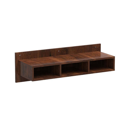 DecorGlance Tv unit Shelf Walnut Wooden Tv Unit/Multiuse Cabinet