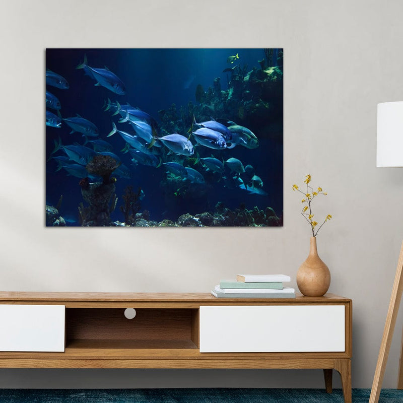DecorGlance Under Water View Canvas Wall Painting