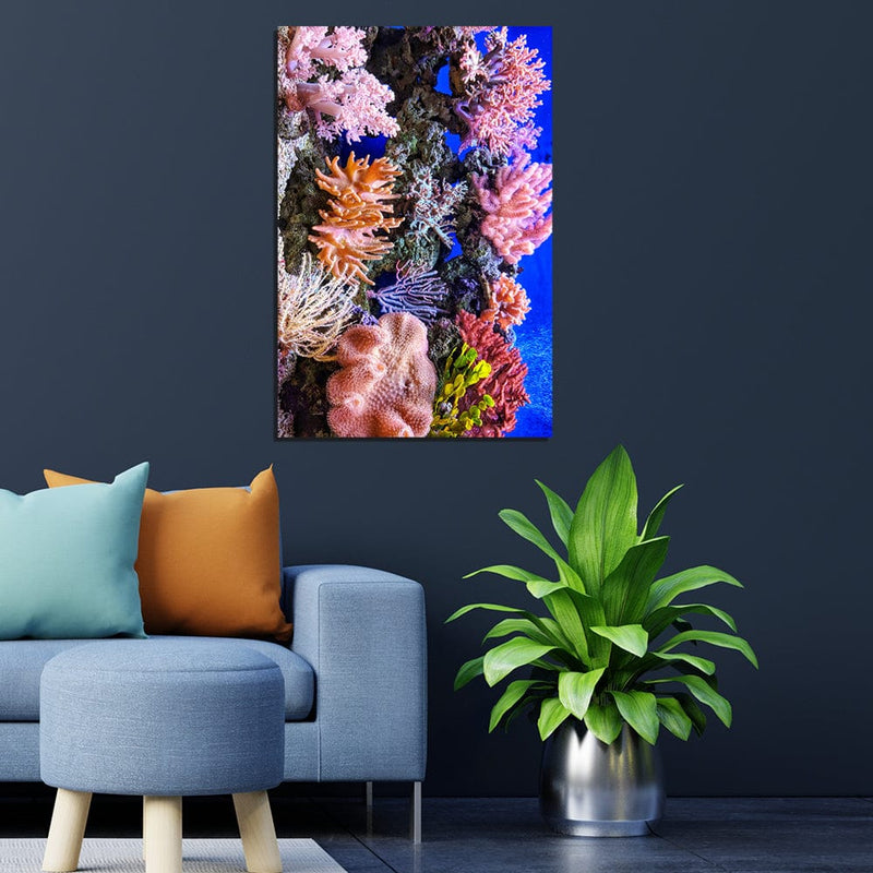 DecorGlance Under Water View Print On Canvas Wall Painting