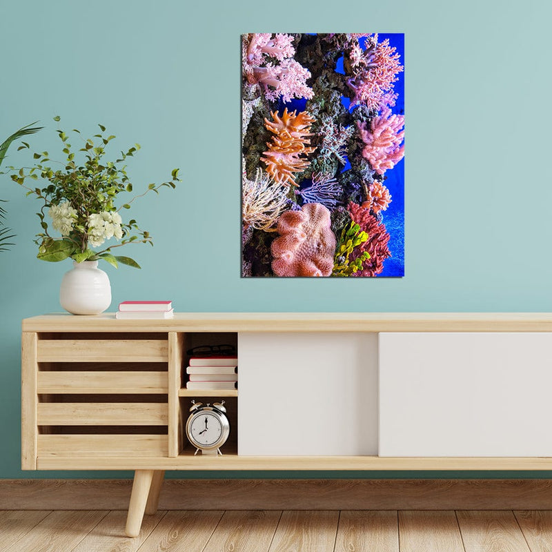 DecorGlance Under Water View Print On Canvas Wall Painting