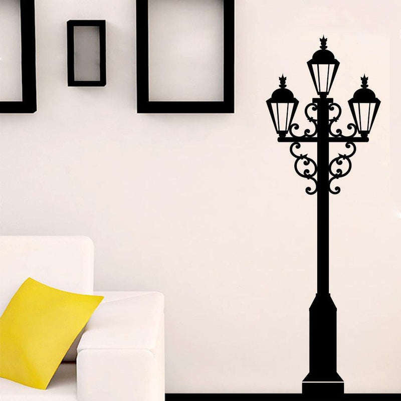 DECORGLANCE Vinyl Lamp Wall Sticker
