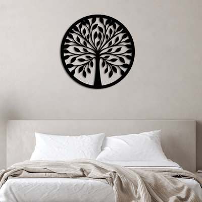 DECORGLANCE wall hanging Beautiful Tree Wooden Wall Hanging, Wooden Wall Decoration