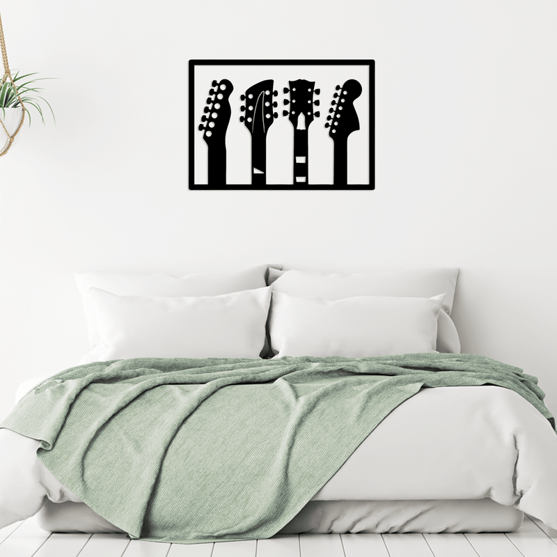 decorglance wall hanging Guitar Design Wooden Wall Hanging, Wooden Wall Decoration