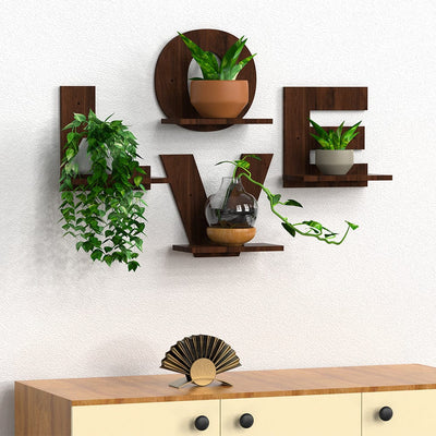 DecorGlance Wall Hanging  Love Planter stand