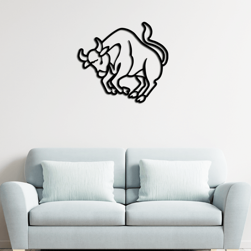 decorglance wall hanging Vrish Rashi Wooden Wall Hanging, Wooden Wall Decoration