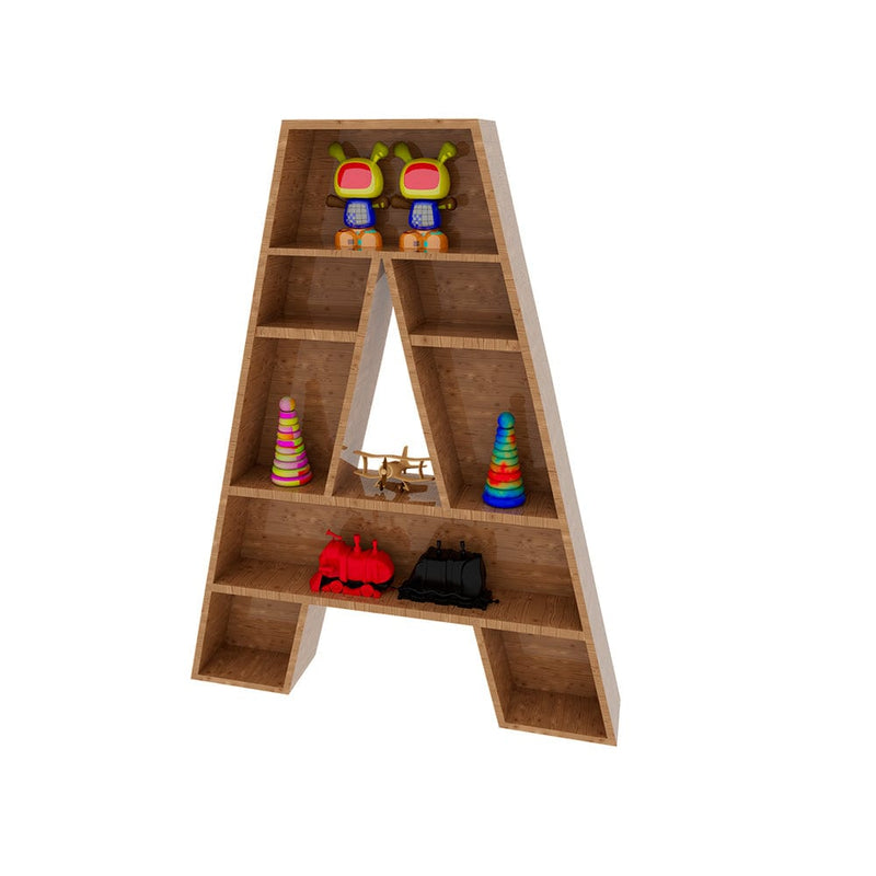 DecorGlance Wall Shelf Alphabet &