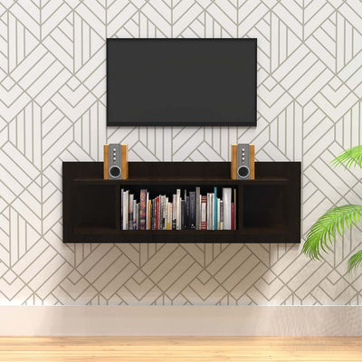 DecorGlance Walnut Cabinet Tv Unit