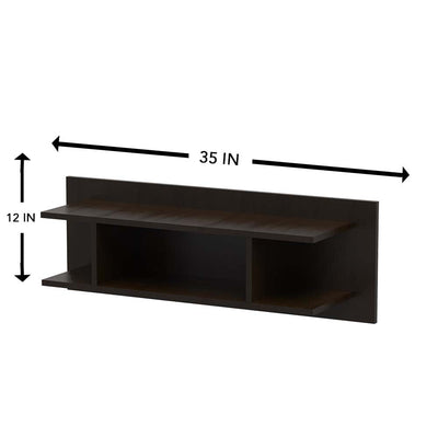 DecorGlance Walnut Cabinet Tv Unit