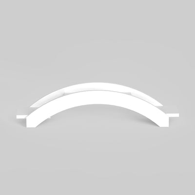 DecorGlance White Bridge Large Planter Stand