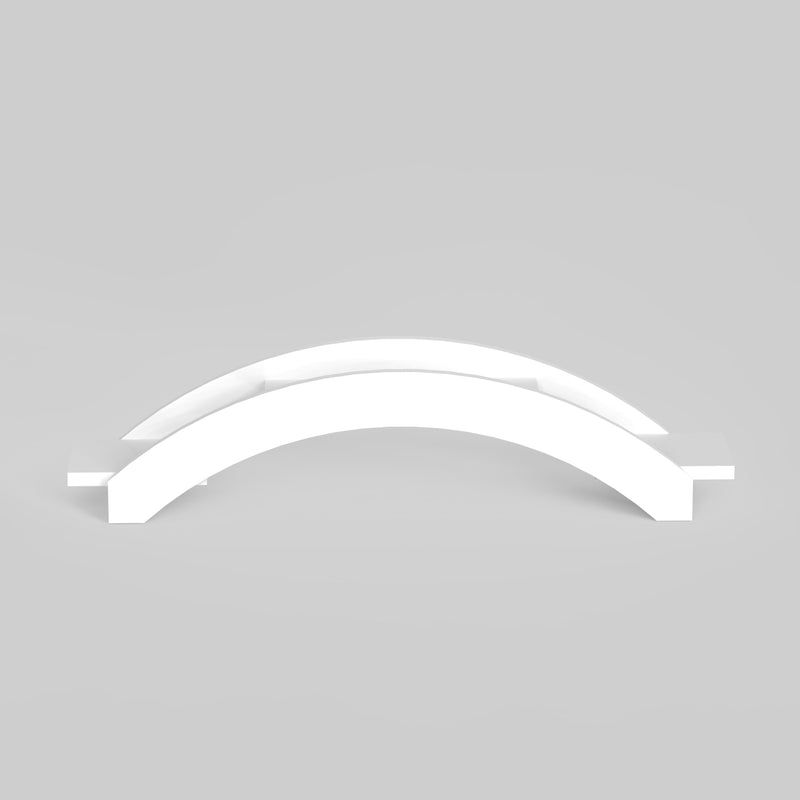 DecorGlance White Bridge Large Planter Stand