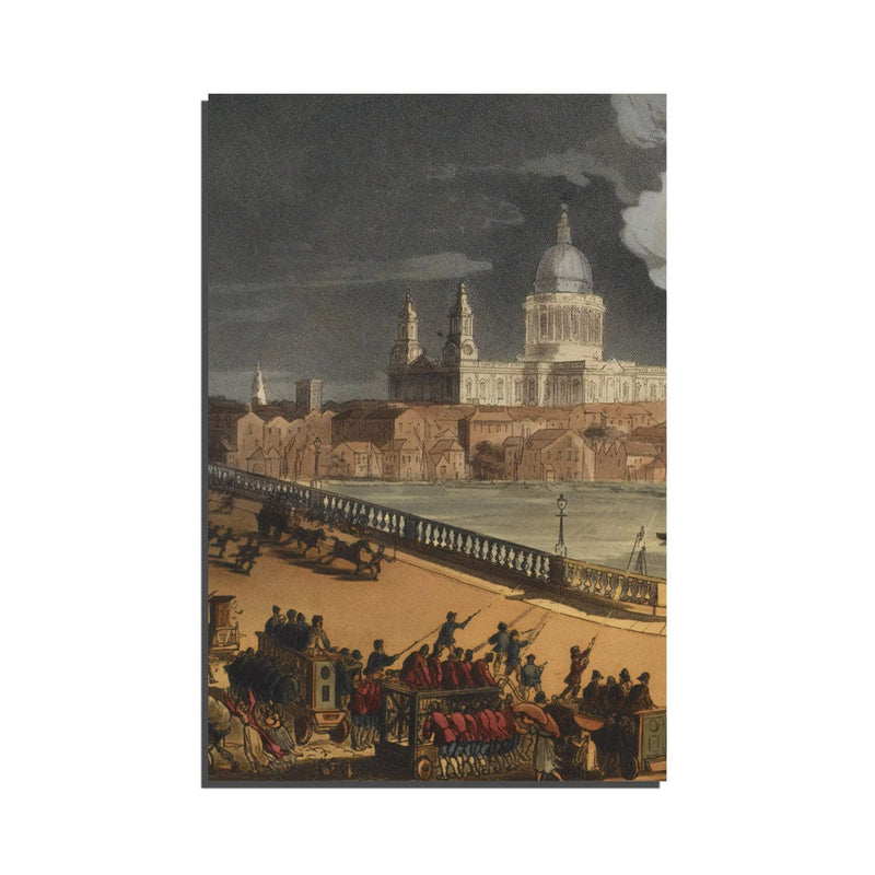 DecorGlance William Blake Satanic Mills Print On Canvas Wall Painting