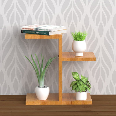 DecorGlance wood  finish  planter shelves