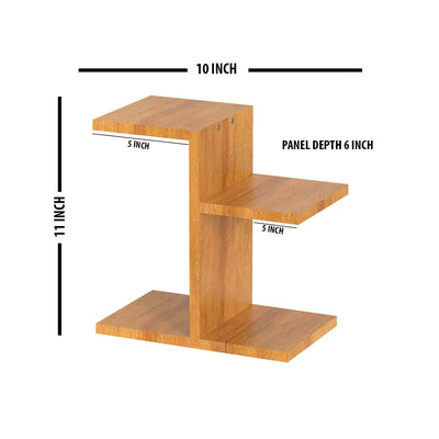 DecorGlance wood  finish  planter shelves