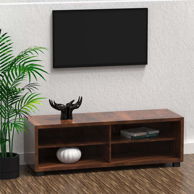 DecorGlance Wood  Walnut TV Unit/ Multipurpose Cabinet
