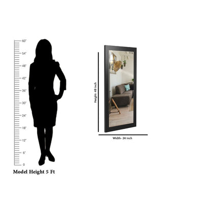 DecorGlance Wooden Wall Mirror