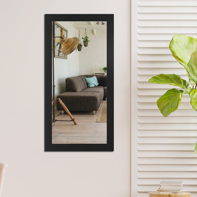 DecorGlance Wooden Wall Mirror