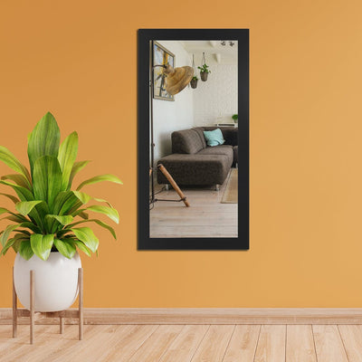 DecorGlance Wooden Wall Mirror