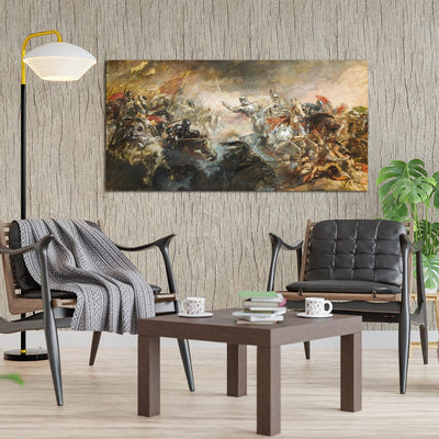 DecorGlance World War Print Canvas Wall Painting