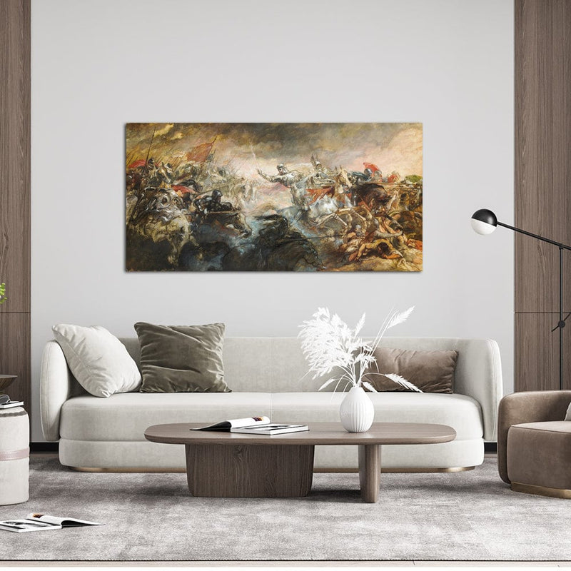 DecorGlance World War Print Canvas Wall Painting