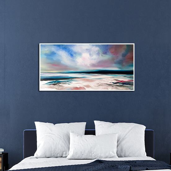 Cloud Abstract Art Floating Frame Canvas Wall Painting