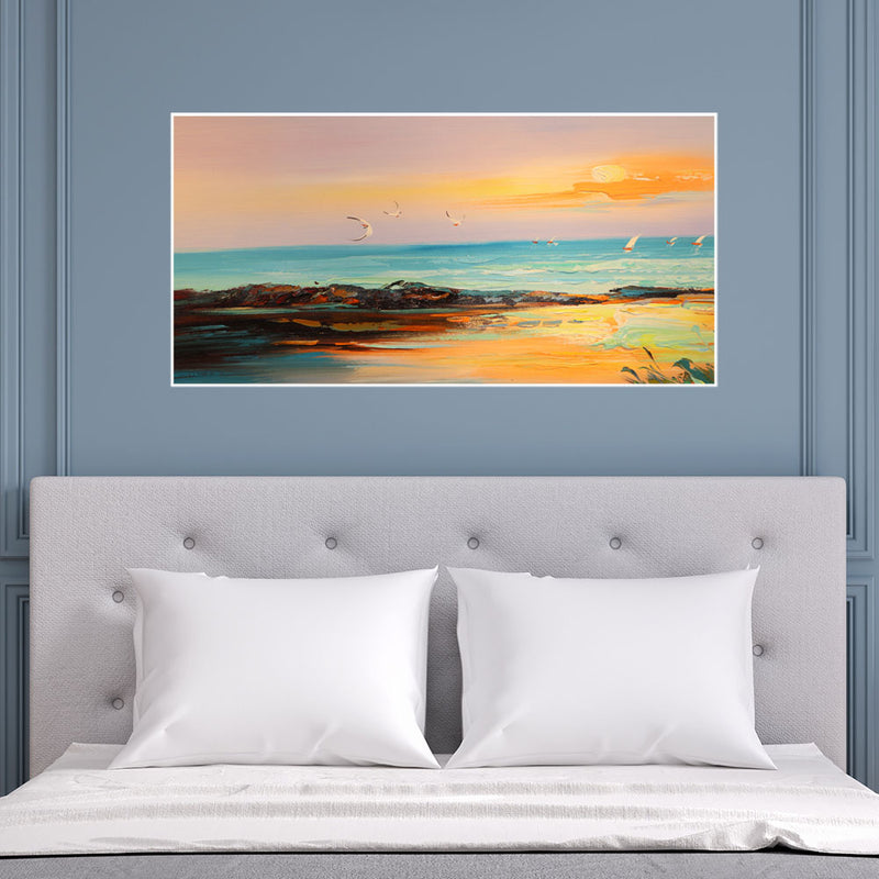 HORIZON ARTS CANVAS FLOATING WALL PAINTING