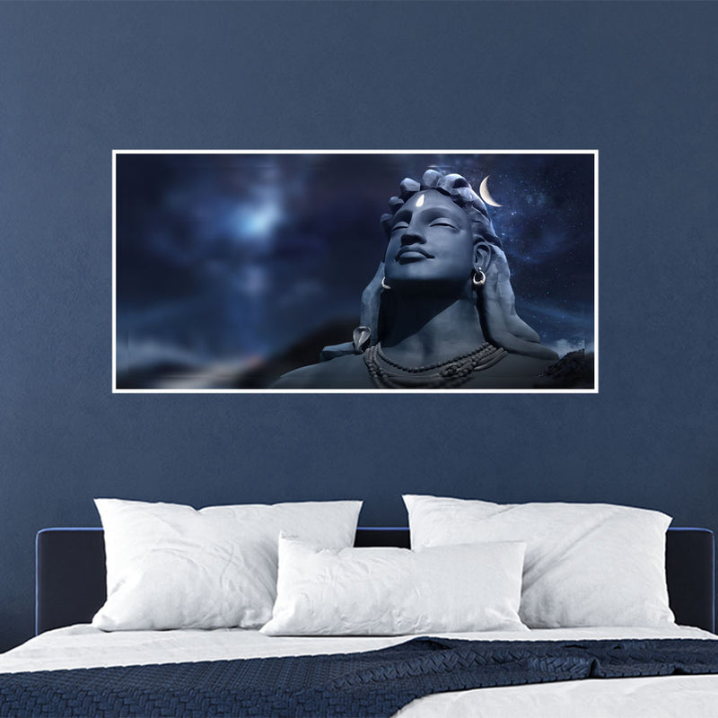 Lord Shiva Mahakal Canvas Floating Frame Wall Painting