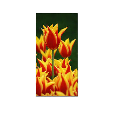 DecorGlance Yellow Flower Canvas Wall Painting